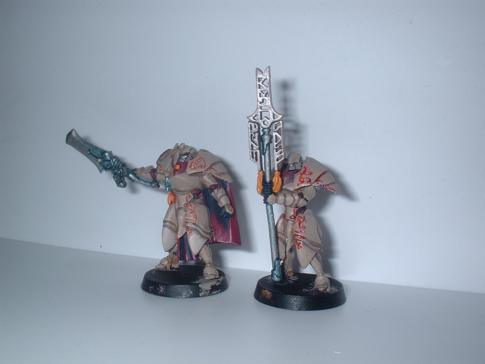 Not too fond of the standard bearer, might do a bit more work on him once I see him on a base