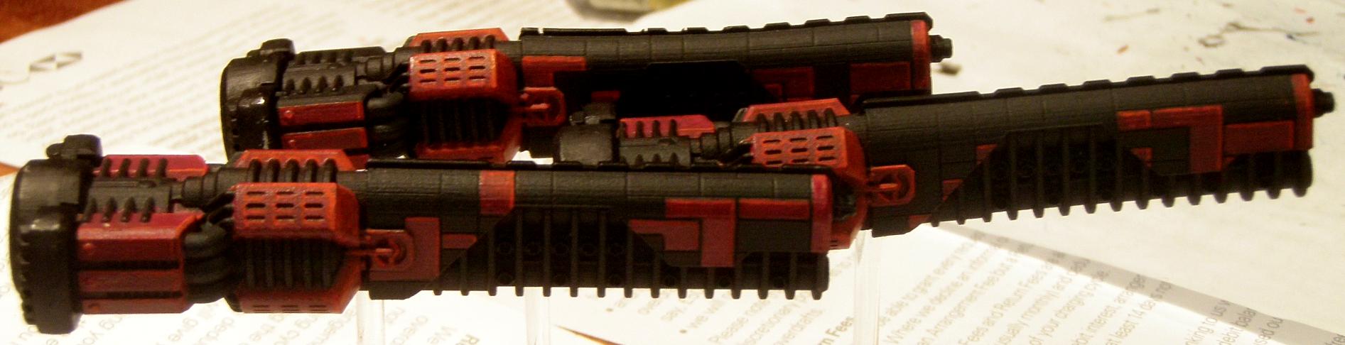 Black, Deminyn, Red, Space Ships