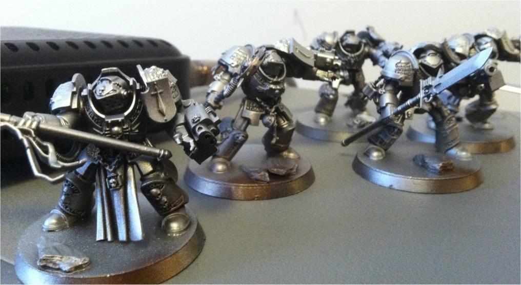 Airbrush, Grey Knights, Warhammer 40,000, Work In Progress