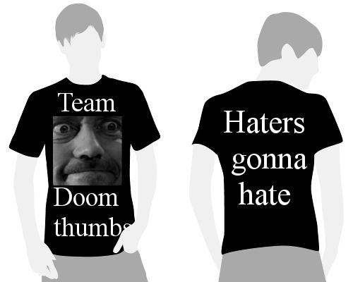 Doomthumbs, Humor, Random, T Shirt