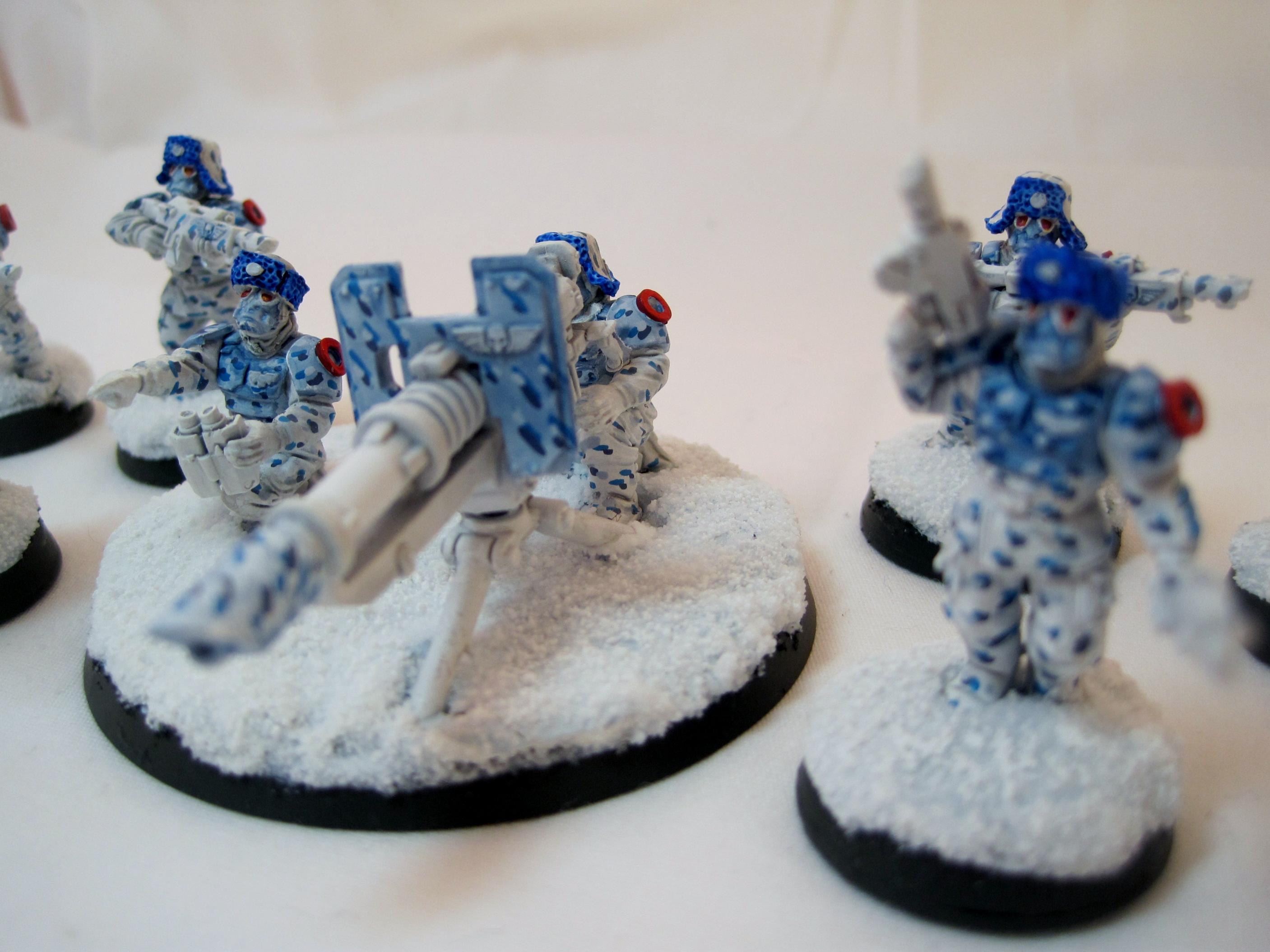 Snow Infantry Squad Red - Lascannon - WIP