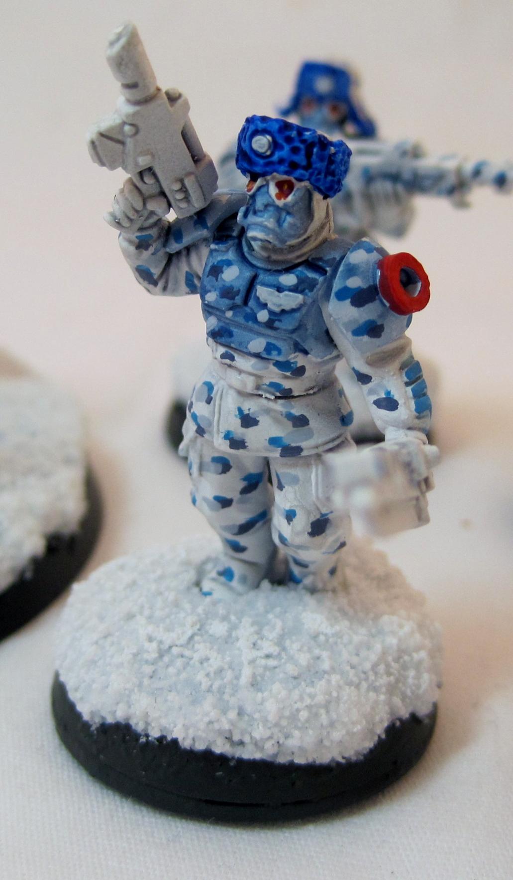Snow Infantry Squad Red - Sargent - WIP