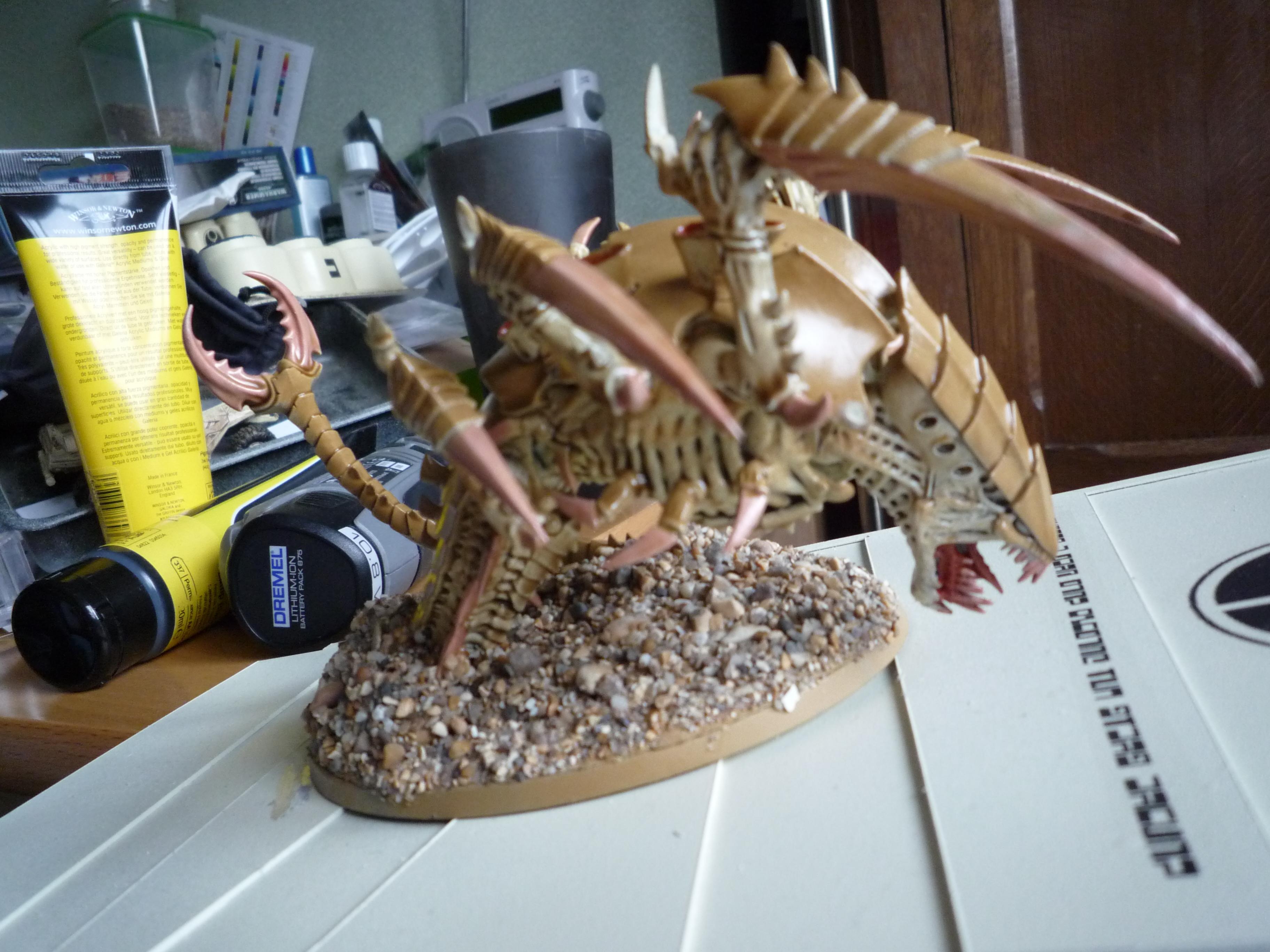 Conversion, Tyranids, Warhammer 40,000 - Trygon leaping conversion ...