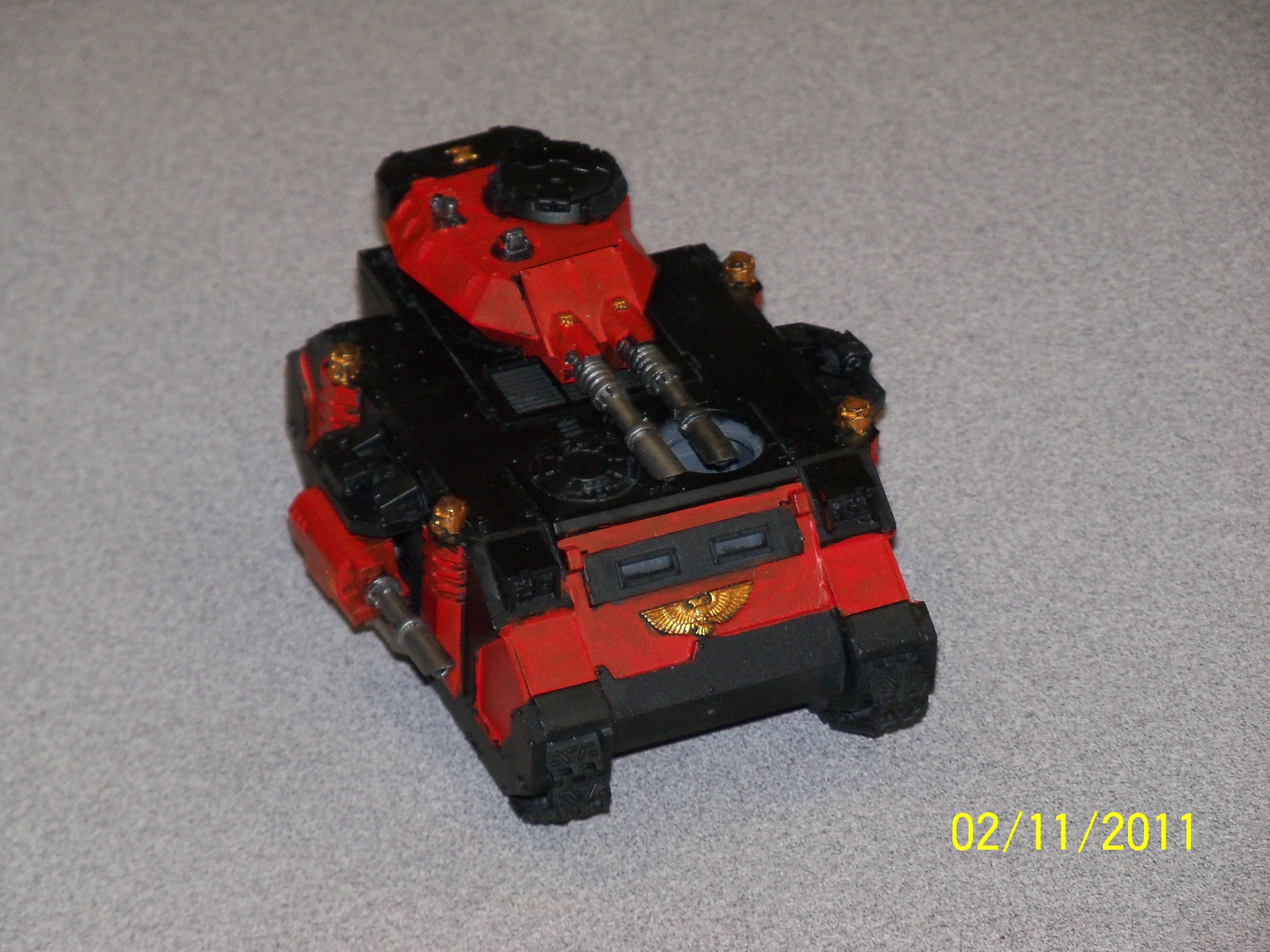 Lascannon, Predator, Space, Space Marines, Tank