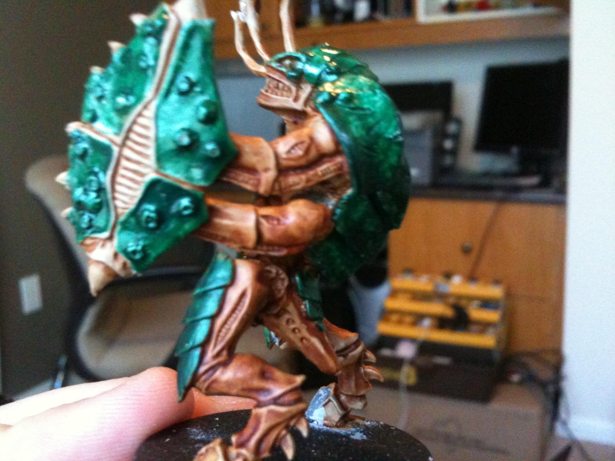 Painting progress. I've magnetized the genitals. A first?