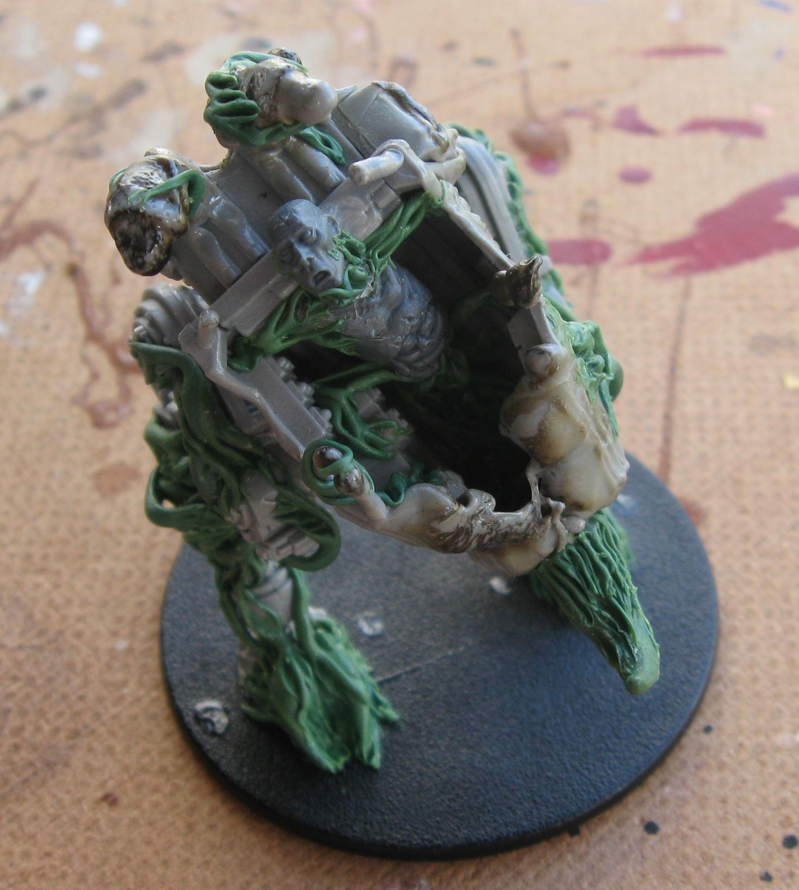 Chaos Daemons, Conversion, Daemon Prince, Daemons, Nurgle, Work In Progress