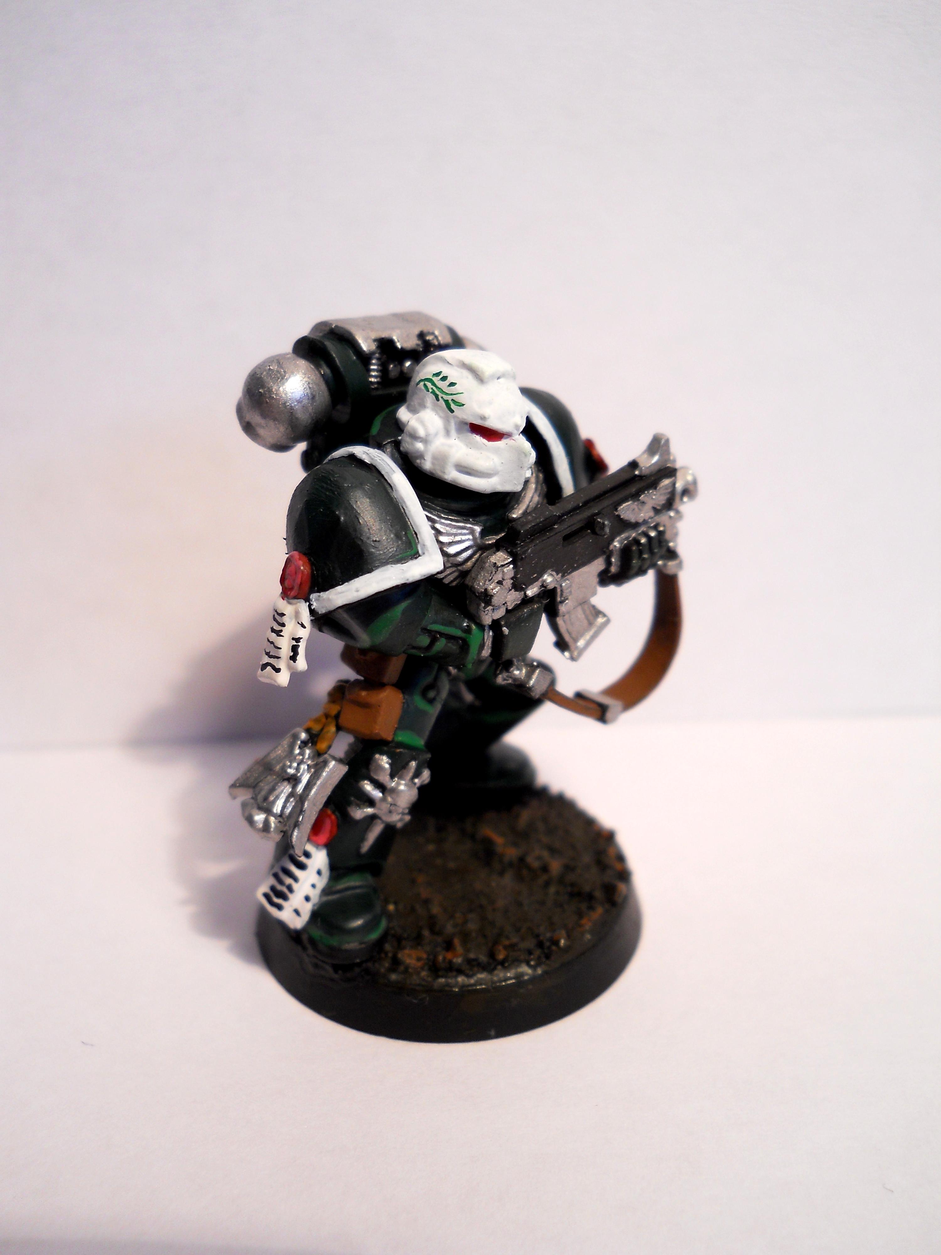 Angel, Bolter, Dark, Space Marines, Veteran