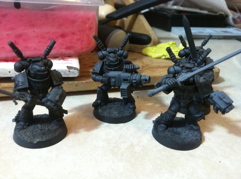 Airbrush, Grey Knights, Inquisition, Interceptors, Warhammer 40,000, Work In Progress