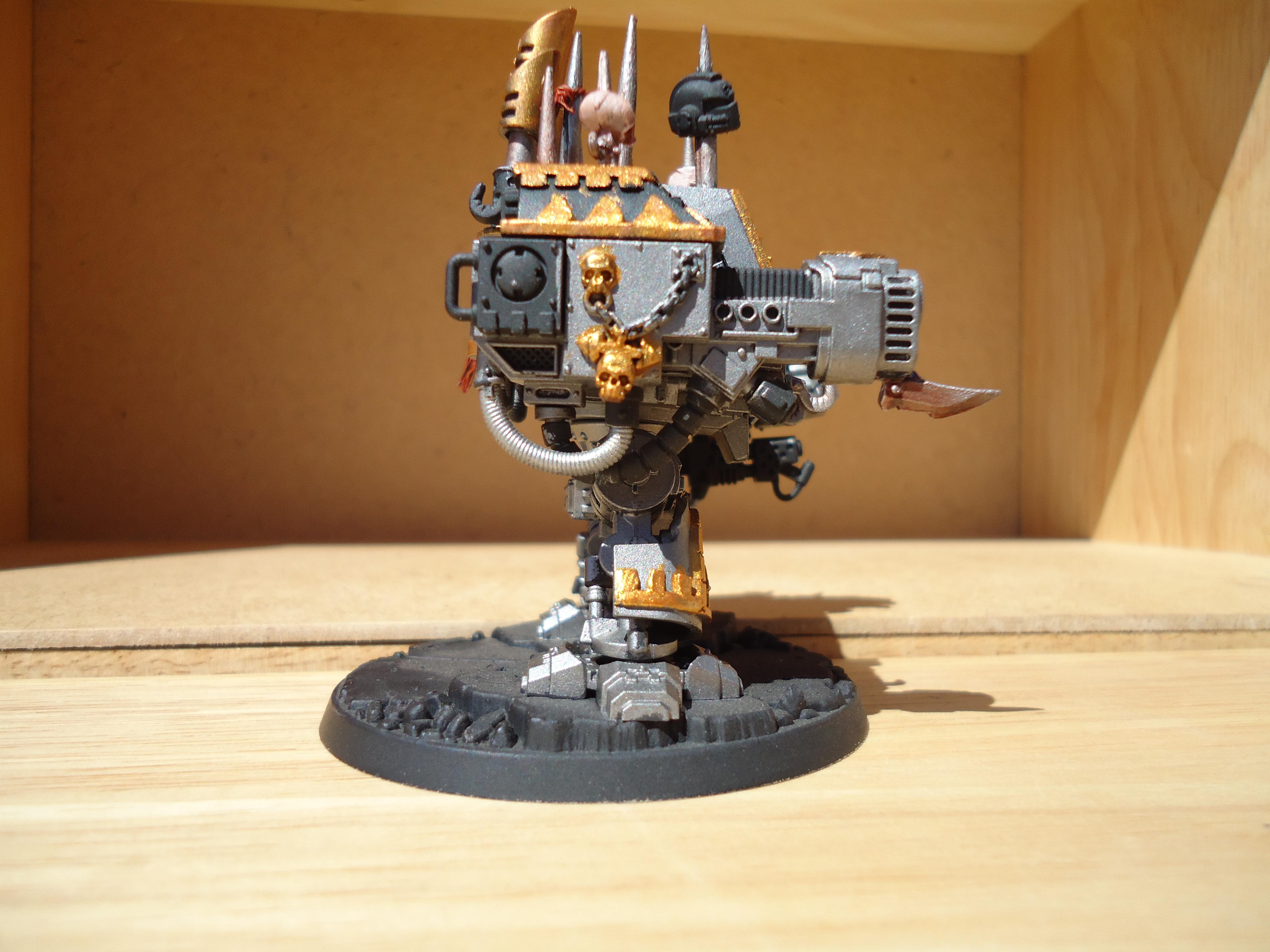 Chaos Space Marines, Conversion, Dreadnought, Iron Warriors, Warhammer 40,000