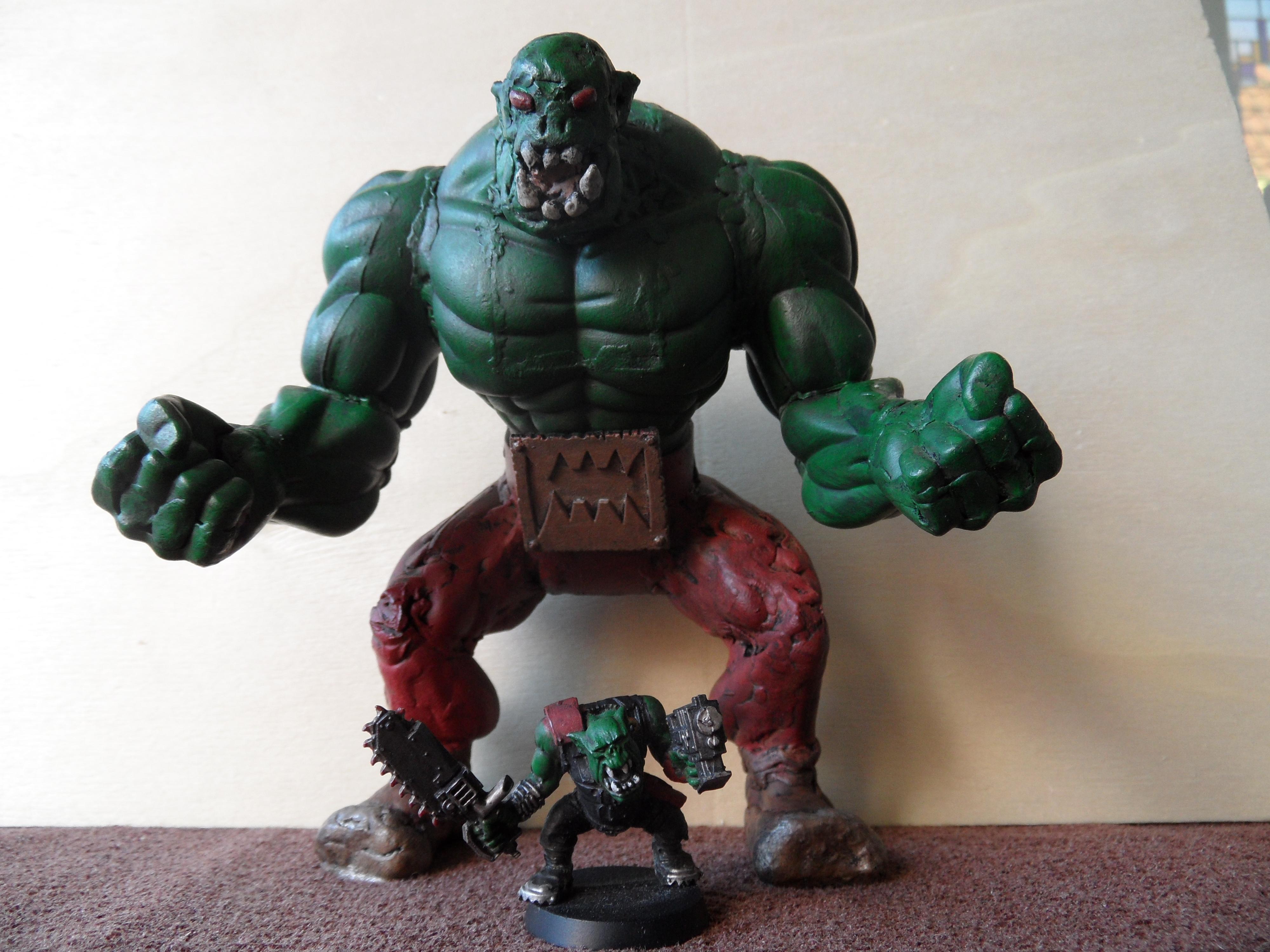 Bloodbasher, Bludbasher, Bludbasherz, Conversion, Giant, Greenstuff, Hulk, Orks
