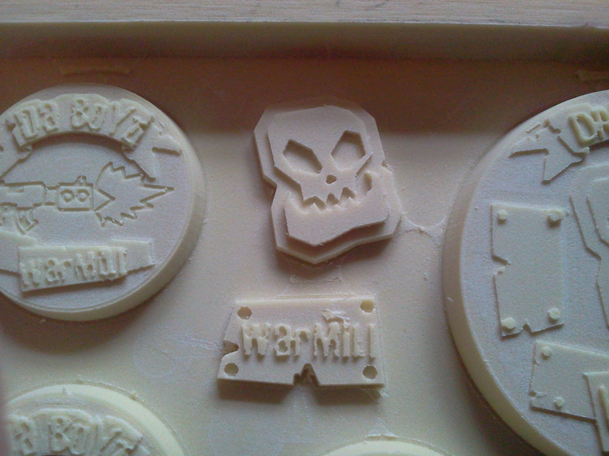 Orky emblems. We can cast up as many as we need for sticking on whatever