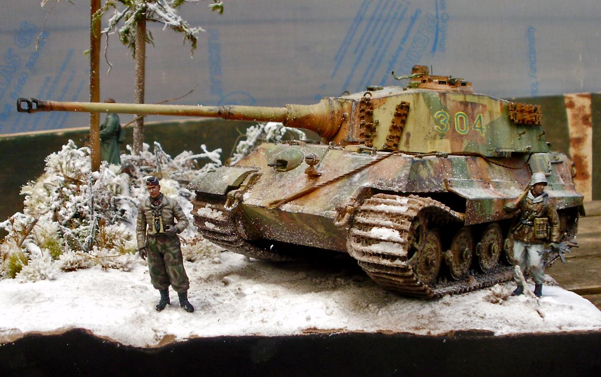 Germans, Snow, Tiger Ii, World War 2