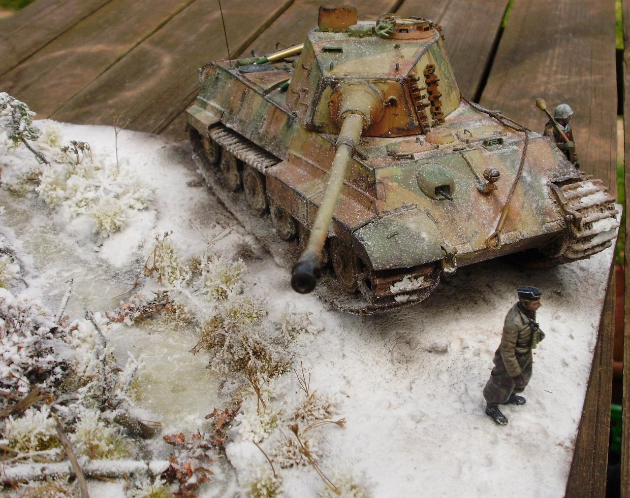 Germans, Snow, Tiger Ii, World War 2