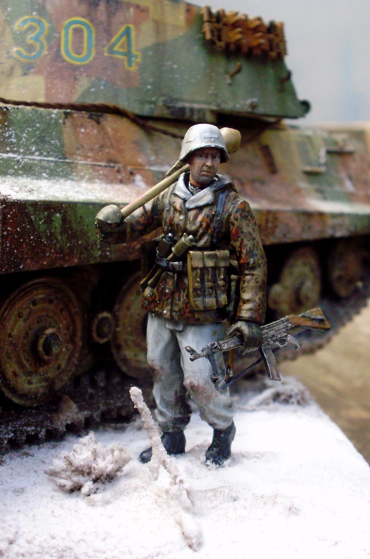Germans, Snow, Tiger Ii, World War 2