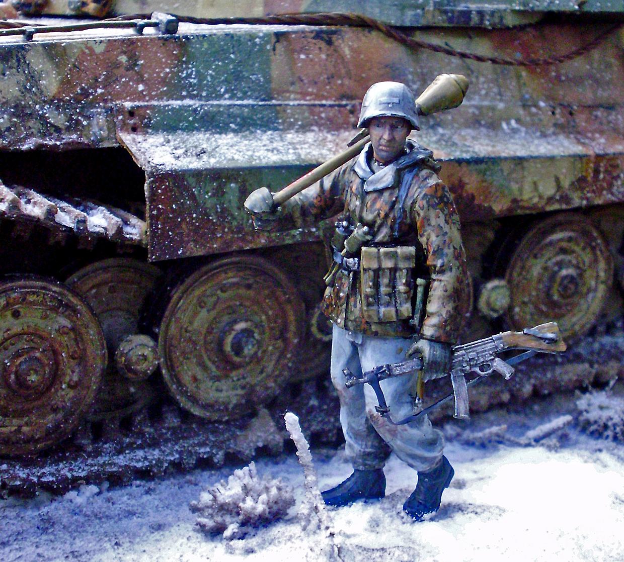 Germans, Snow, Tiger Ii, World War 2