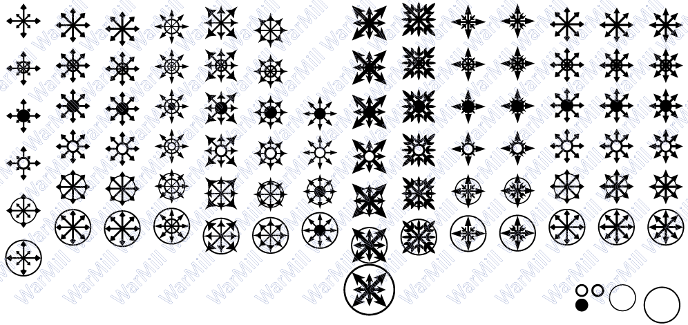 A series of chaos looking stars!