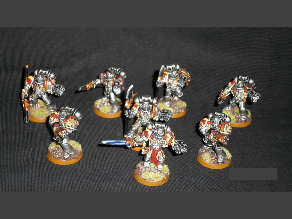 Old Teleport Squad - I actually like the Storm Bolters on the old models better...they have a ammo chain from Back pack to gun instead of a magazine