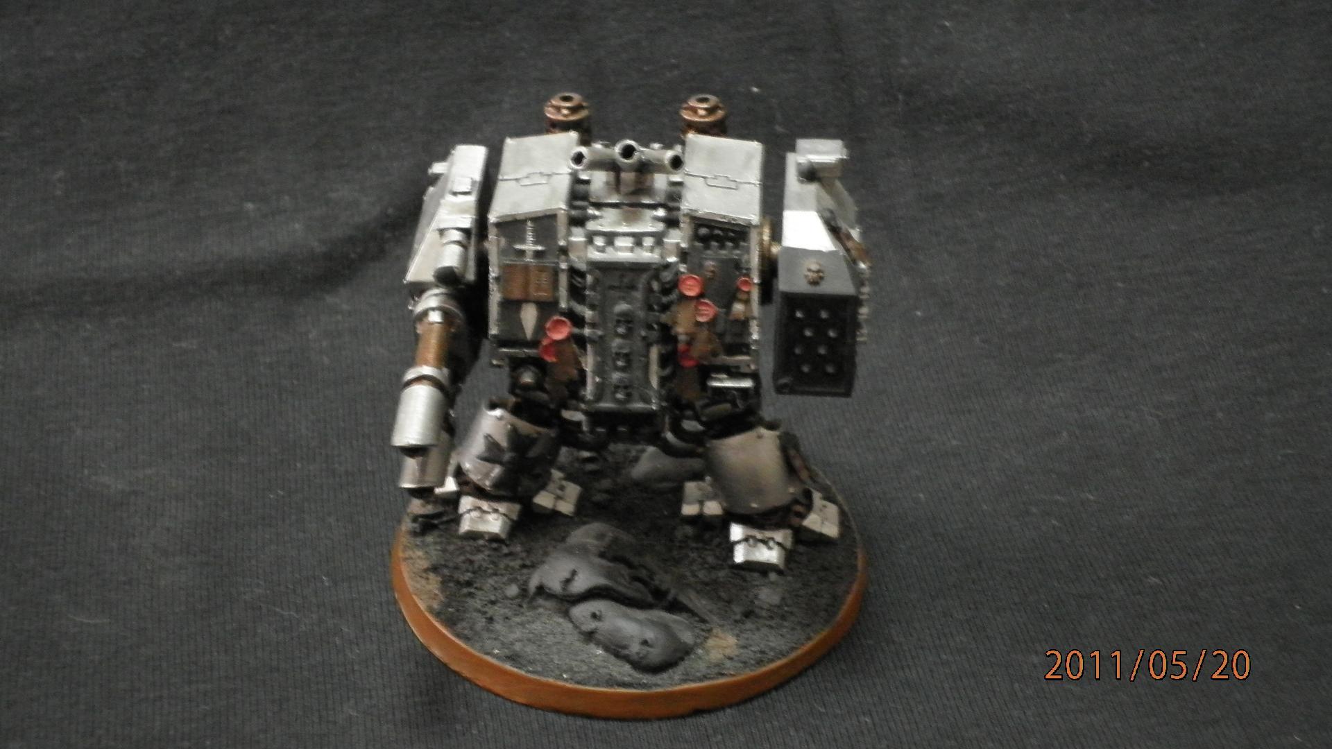 Dreadnought that I was in middle of painitng - will also get additional arms and will finish painting him