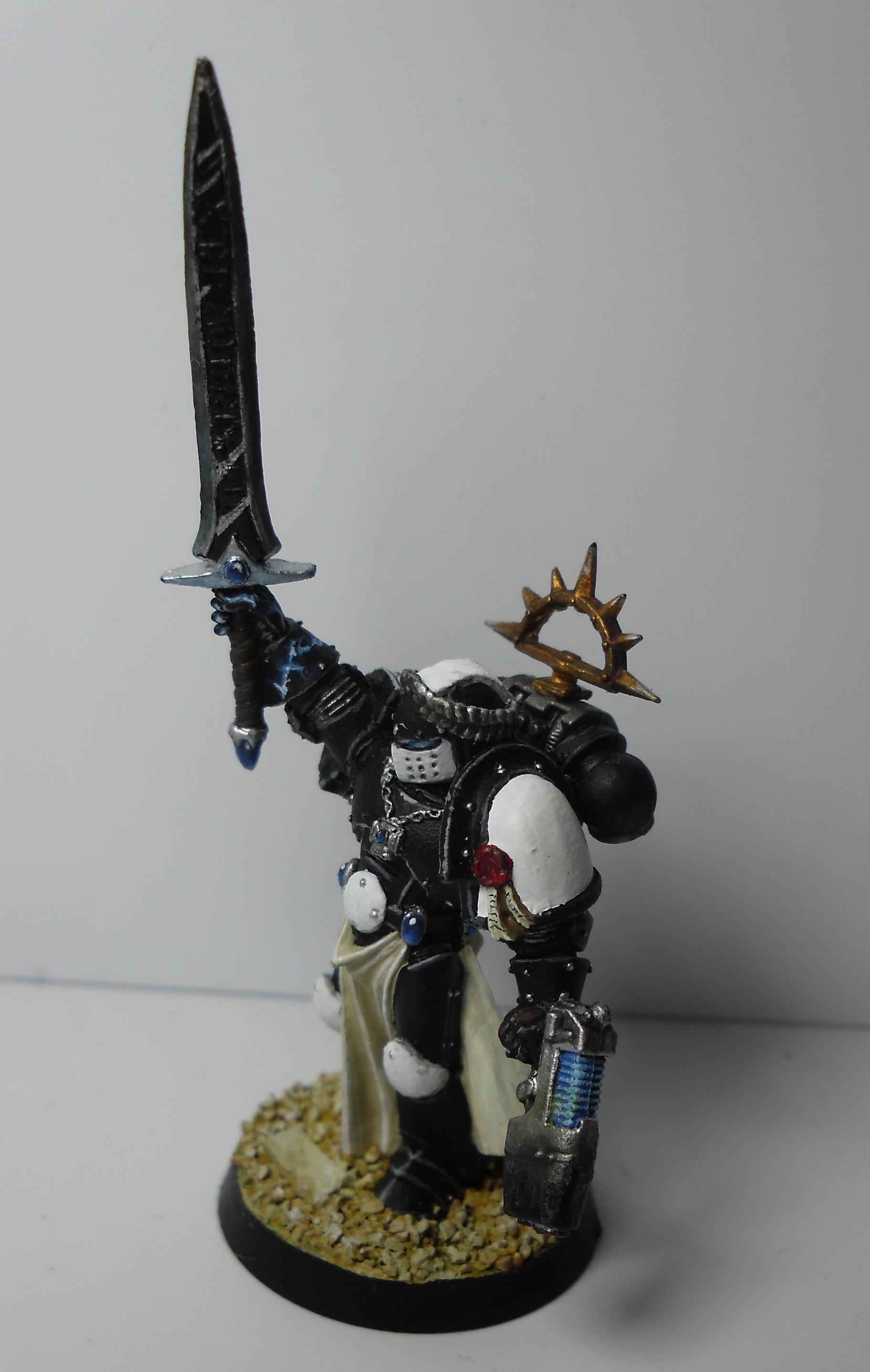 Black, Black Templars, Emperor's Champion, Templars, Weathering