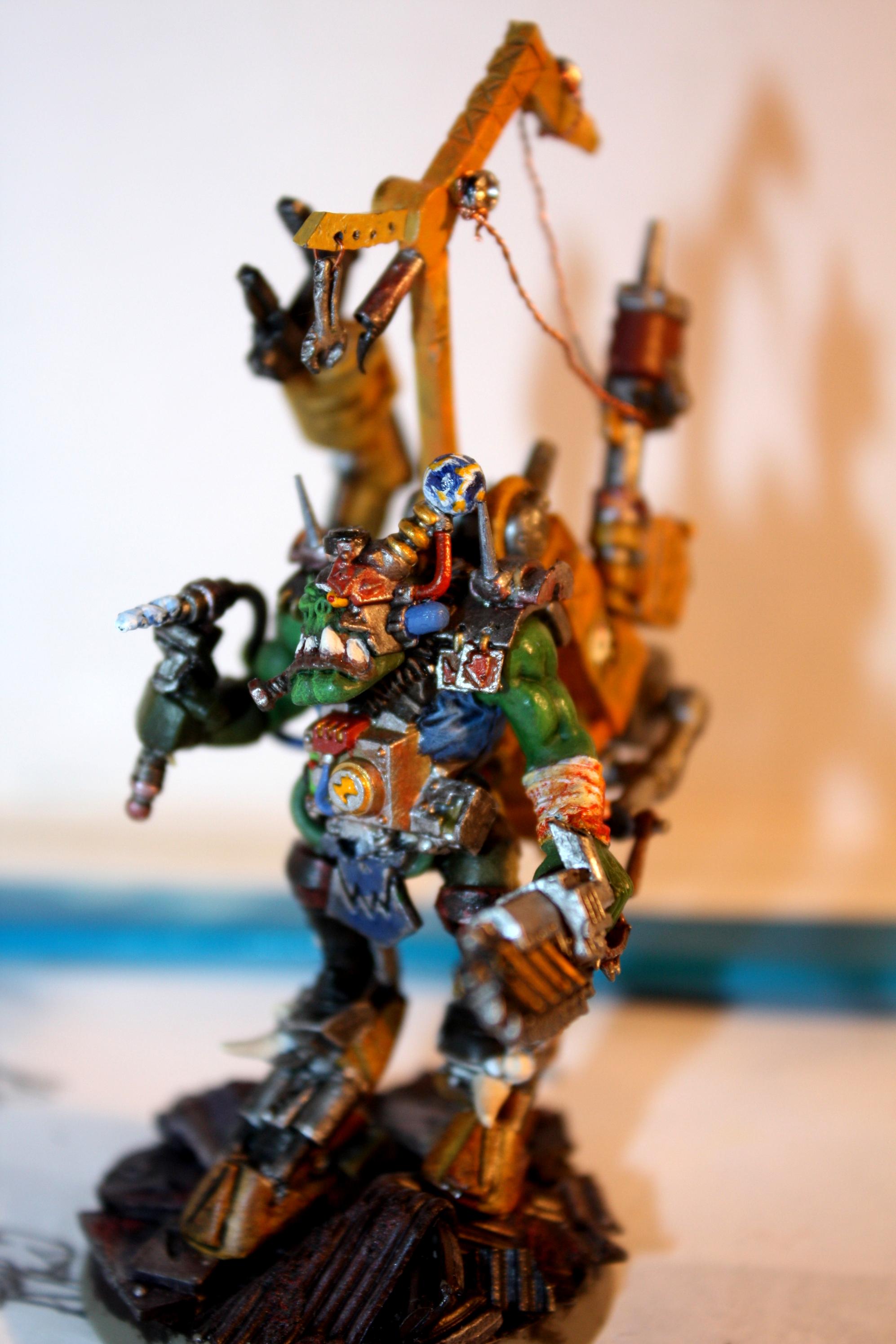 Big Mek With Kff, Bigmek, Conversion, Custom, Kustom Force Field, Mekboy, Orks, Waagh!