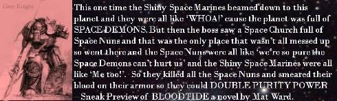 Grey Knights, Humor, Mat Ward, Signature, Sisters Of Battle