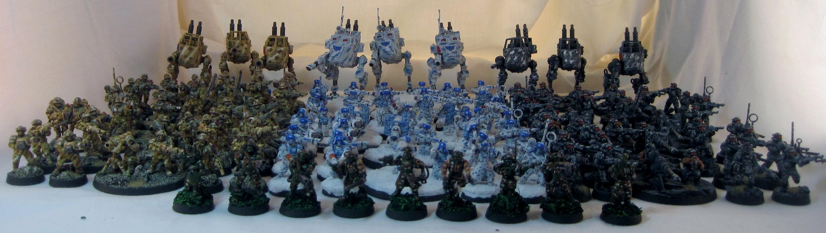 Army, Cadians, Games Workshop, Imperial Guard, Painted, Warhammer 40,000