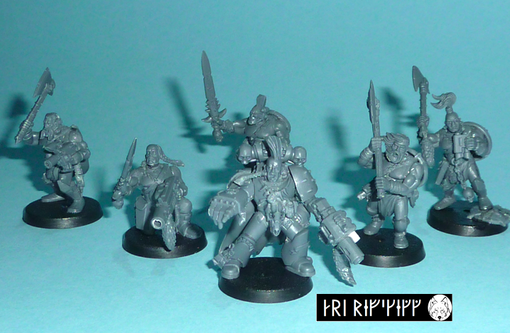 Beginner, Conversion, Marauders, Pack Leader, Space Wolves, Warhammer 40,000, Wolf Guard, Wolf Scouts, Work In Progress
