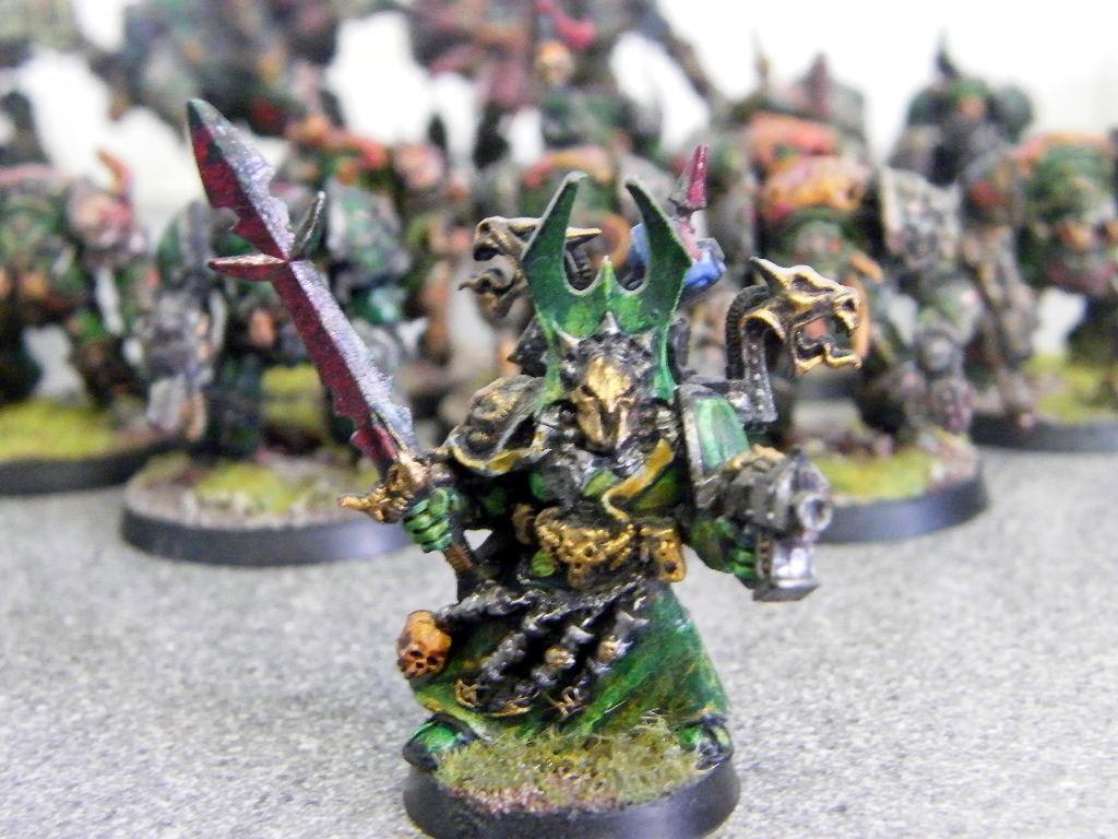 Chaos, Chaos Space Marines, Death Guard, Sorcerer, Warhammer 40,000