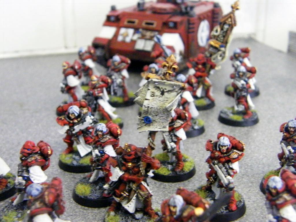Banner, Imagifier, Scroll, Sisters Of Battle, Warhammer 40,000