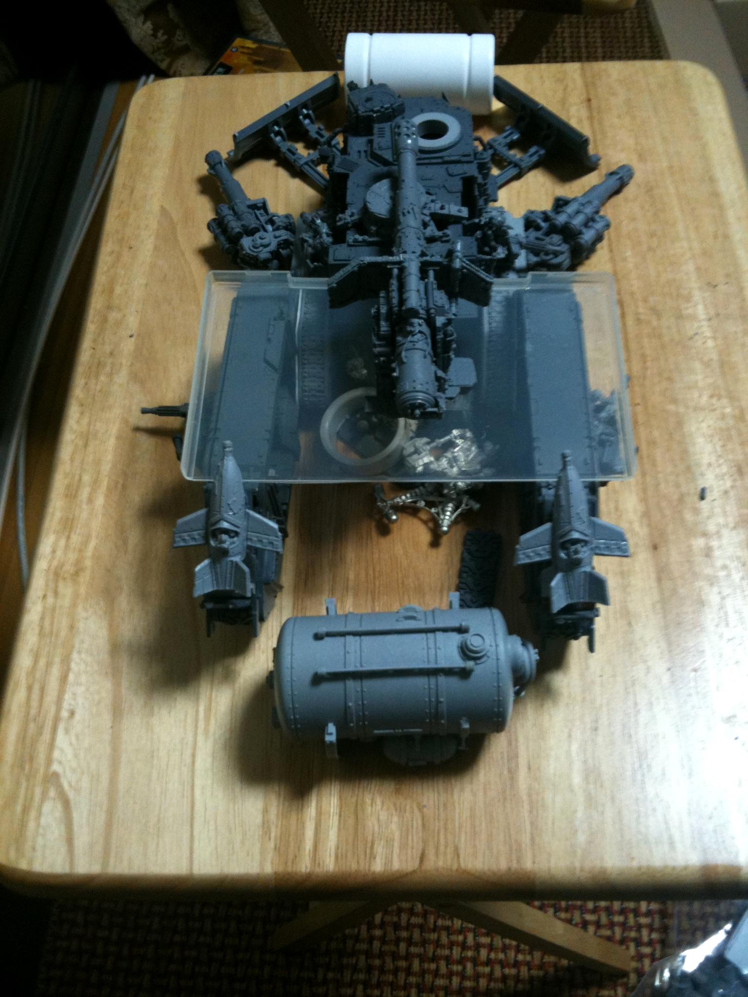 Battle Fortress, Battlewagon, Conversion, Orks, Super-heavy, Work In Progress