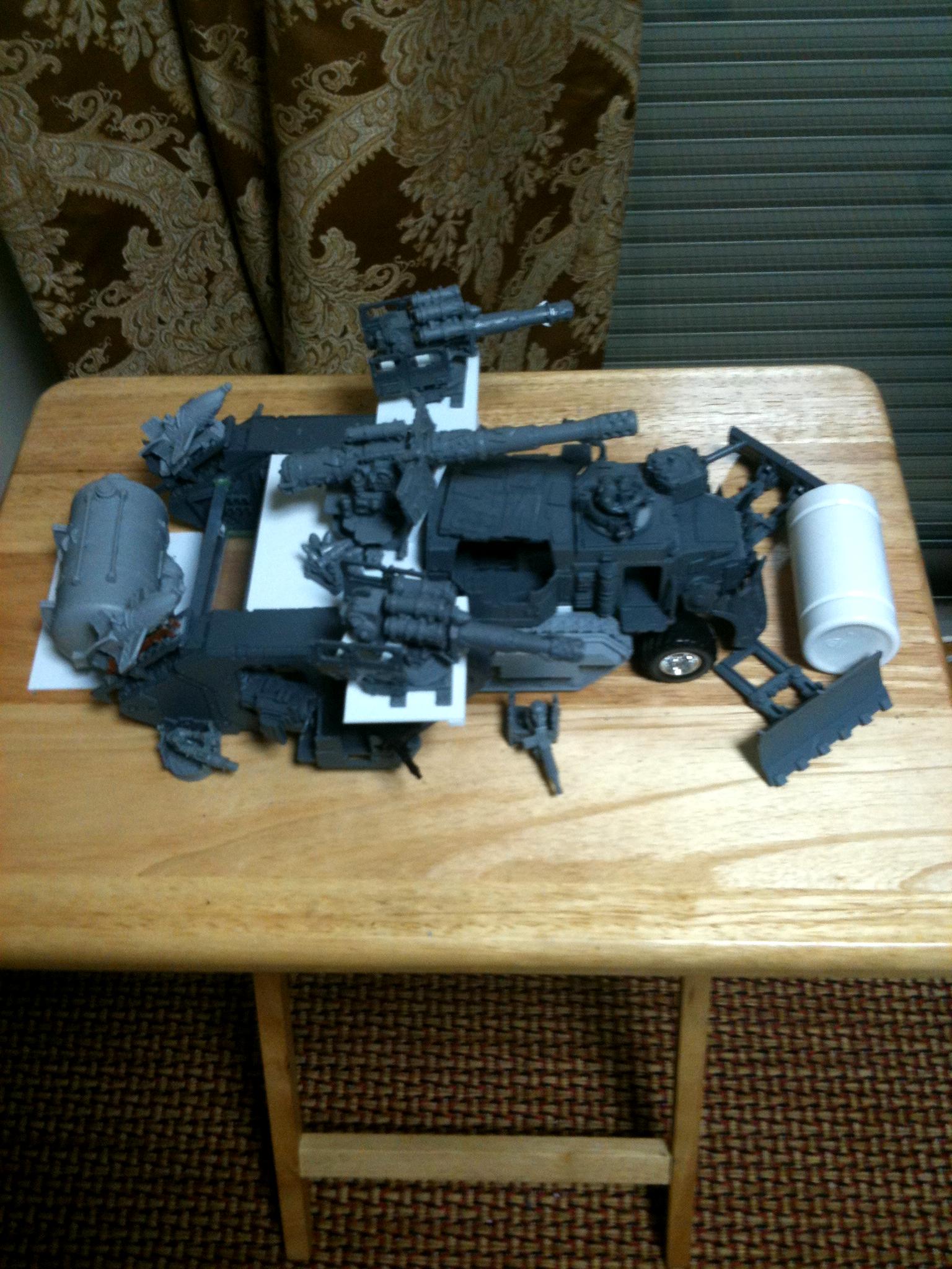 Battle Fortress, Battlewagon, Conversion, Orks, Super-heavy, Work In Progress