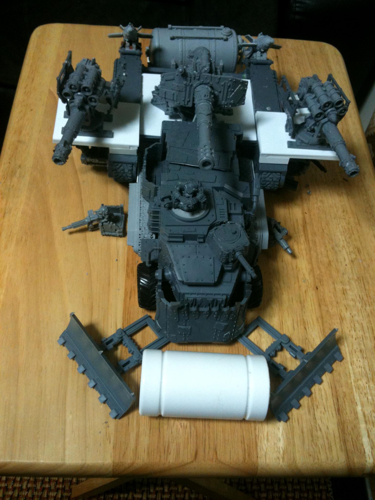 Battle Fortress, Battlewagon, Conversion, Orks, Super-heavy, Work In Progress