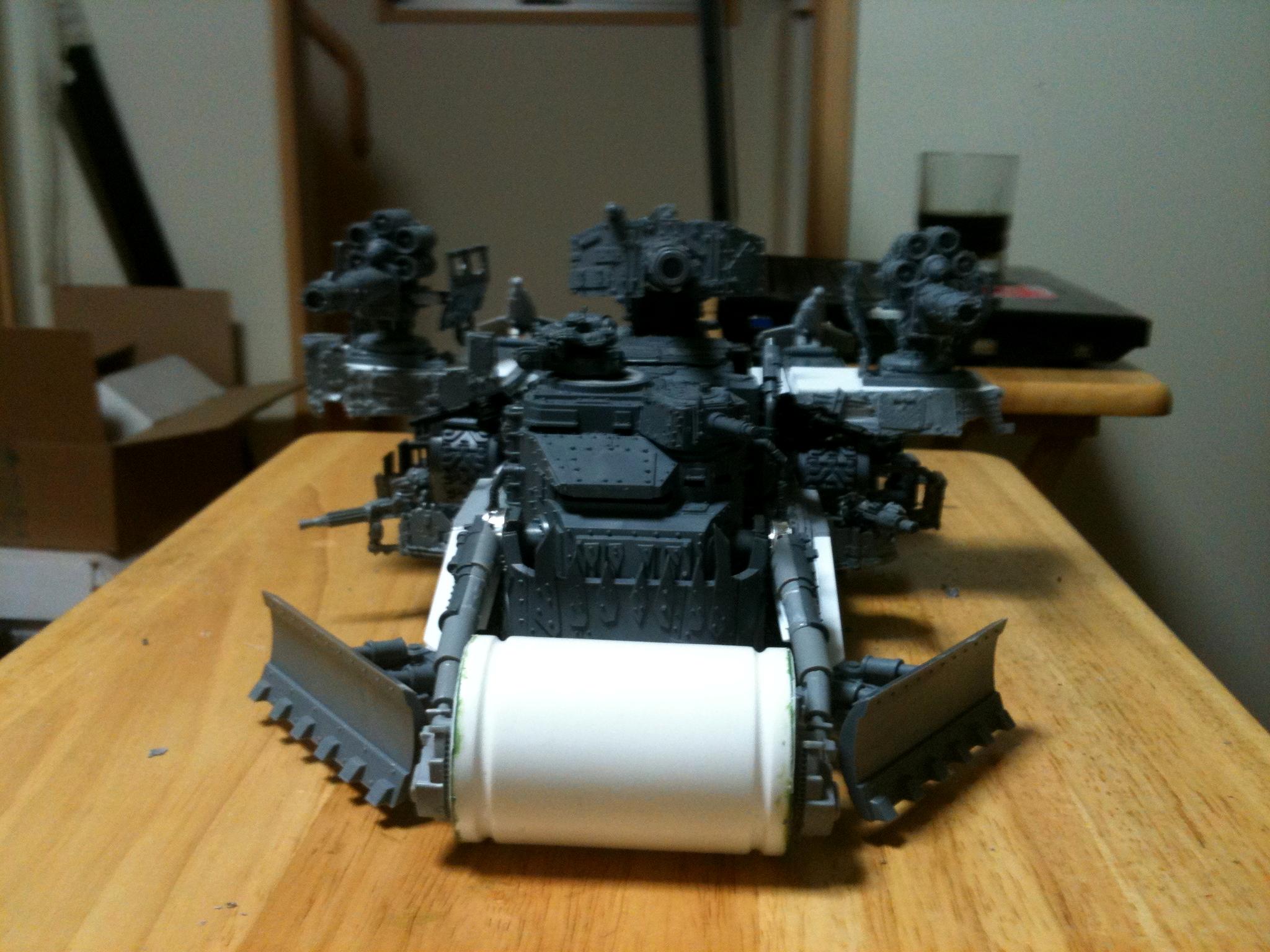 Battle Fortress, Battlewagon, Conversion, Orks, Super-heavy, Work In Progress
