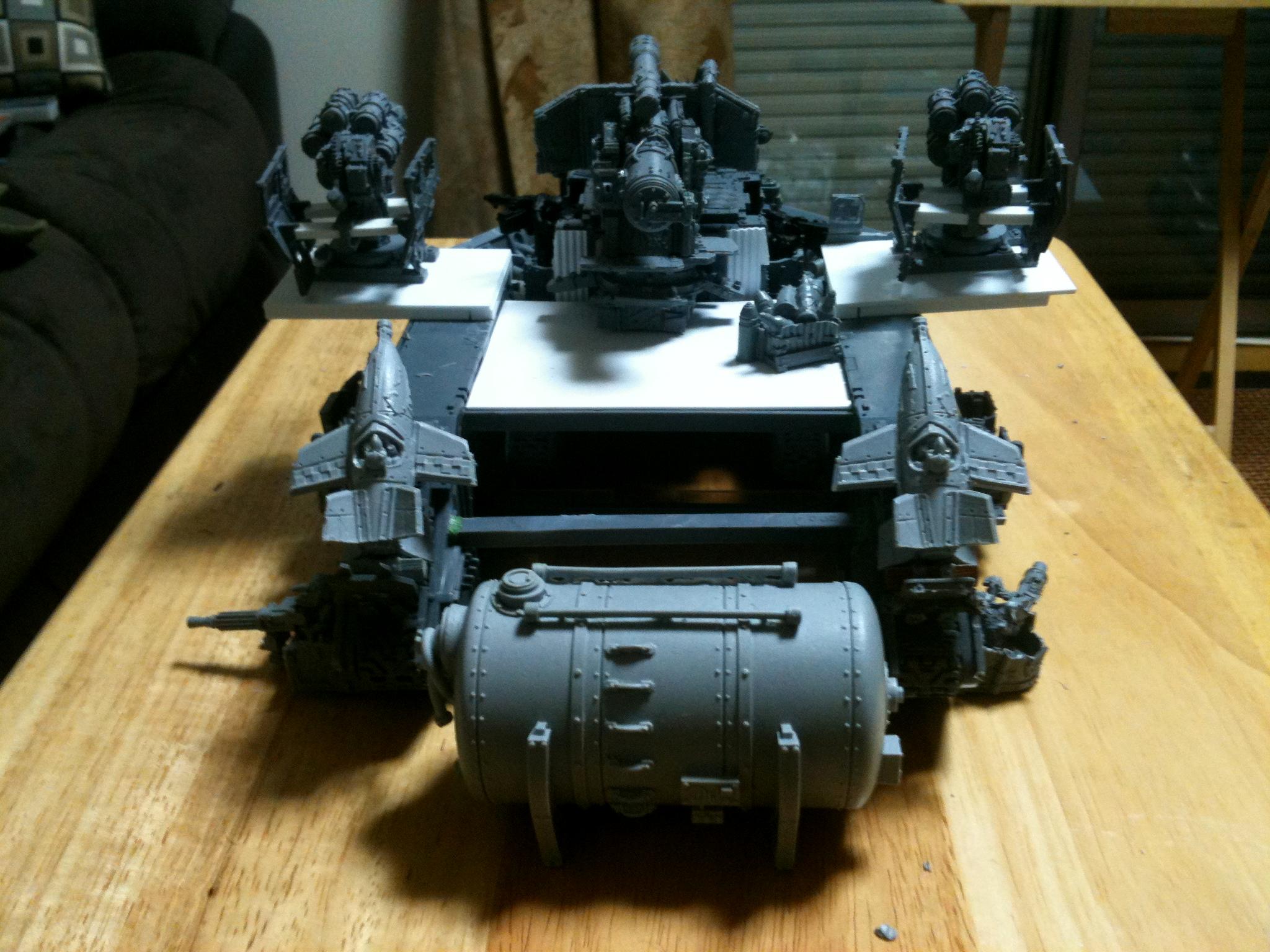 Battle Fortress, Battlewagon, Conversion, Orks, Super-heavy, Work In Progress