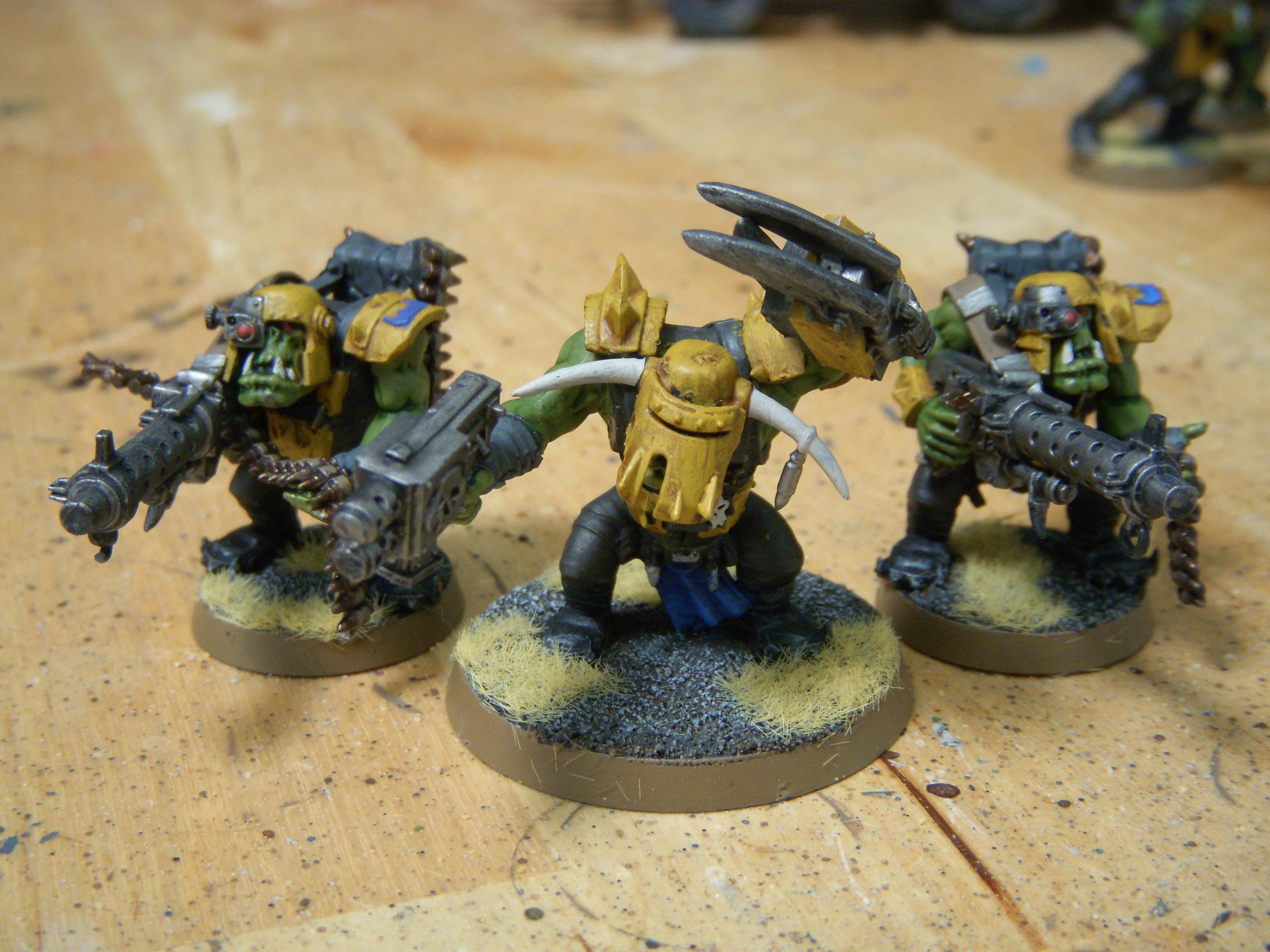 Bad Moon Orks, Imperial Guard Mordian Iron Guard Bad Moon Orks, Mordian Imperial Guard