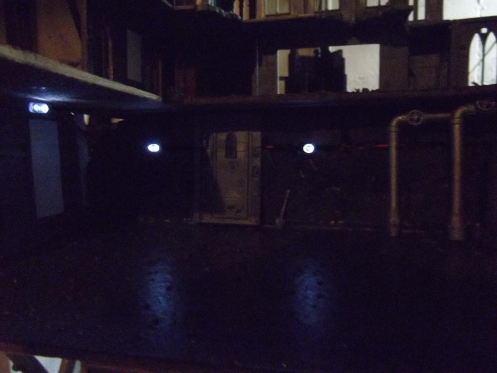 Emergency catacomb lighting