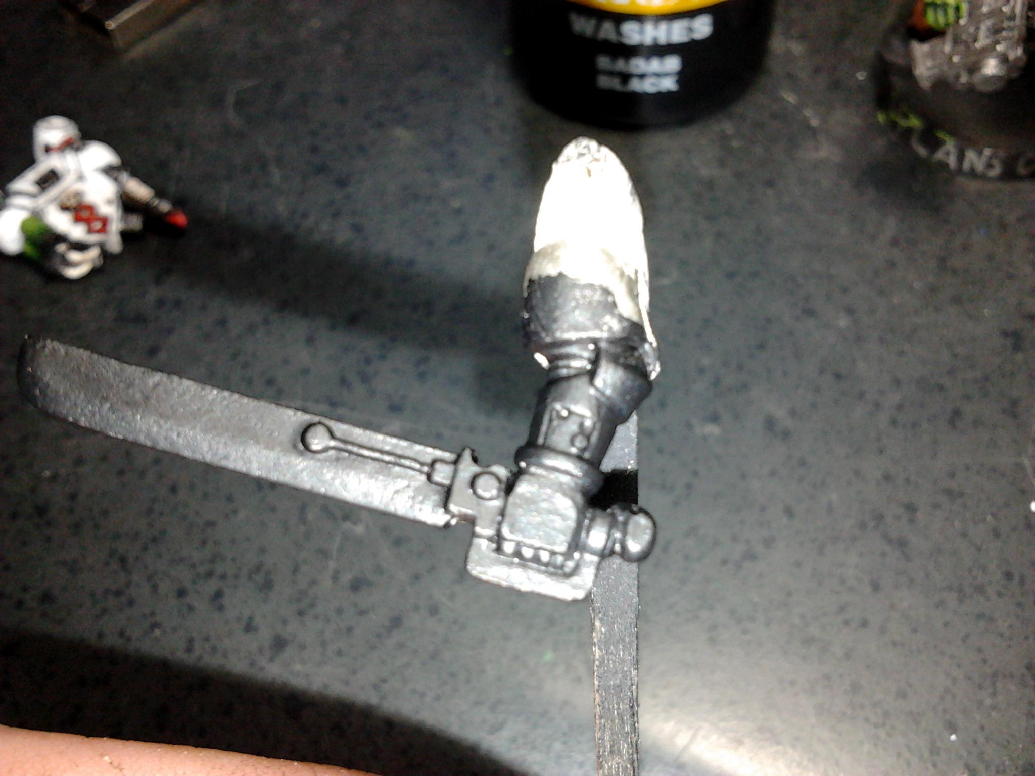 Apothecary, Arms, Sword, Work In Progress