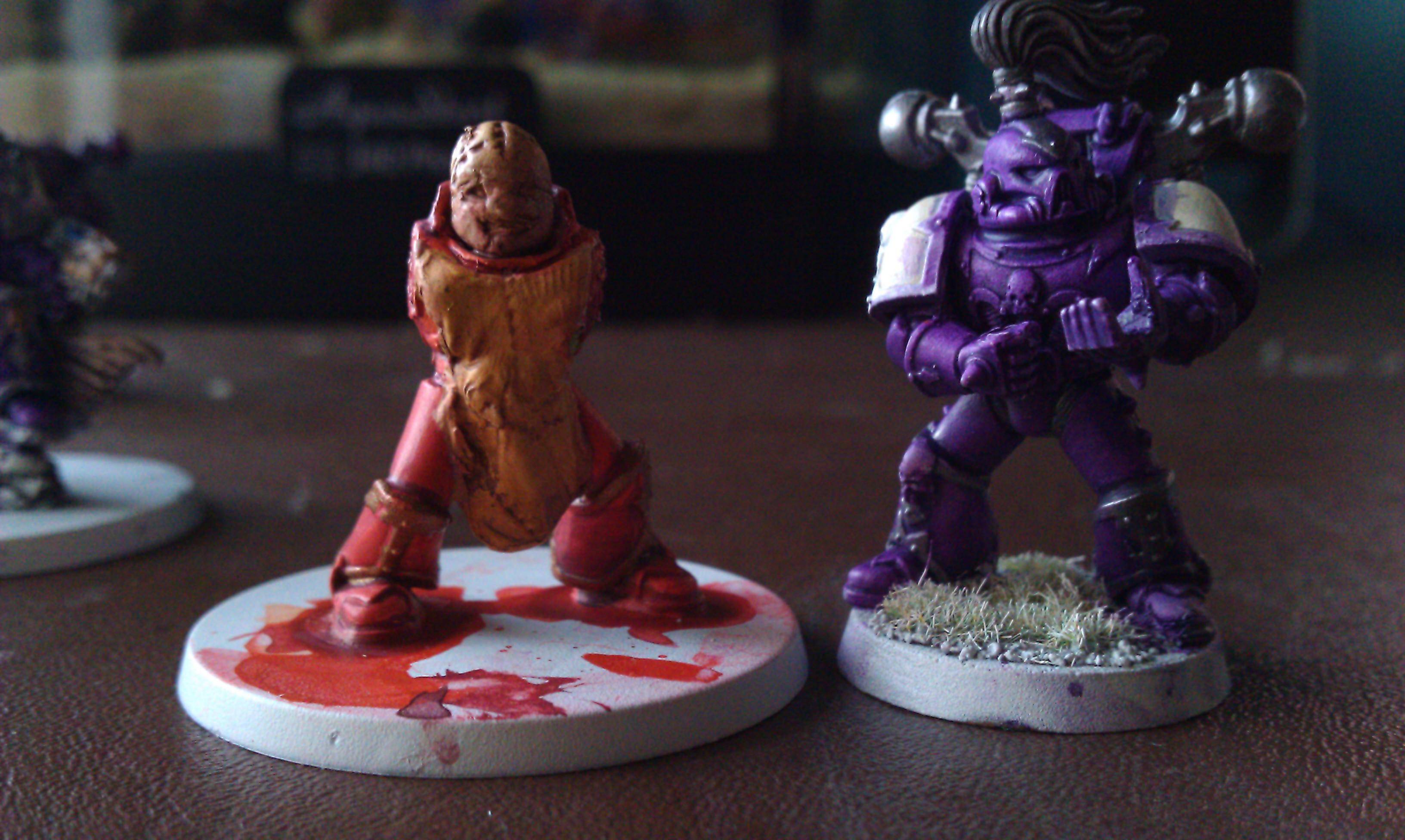 khorne squad leader + CSM