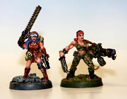 Copplestone Castings, Female, Imperial Guard