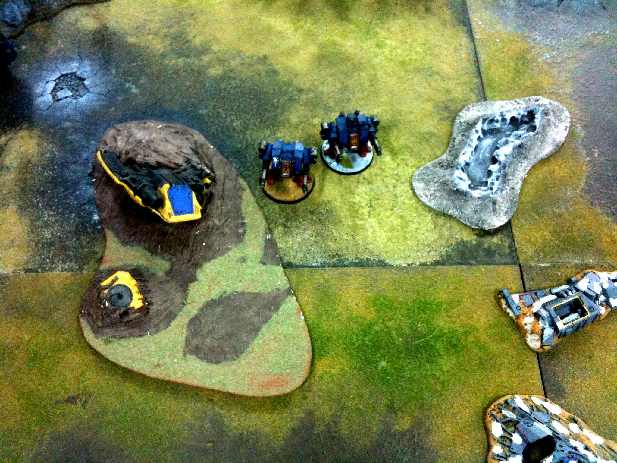 Breakthrough, Dreadnought, Drop Pod, Space Marines, Tyranids, Valley