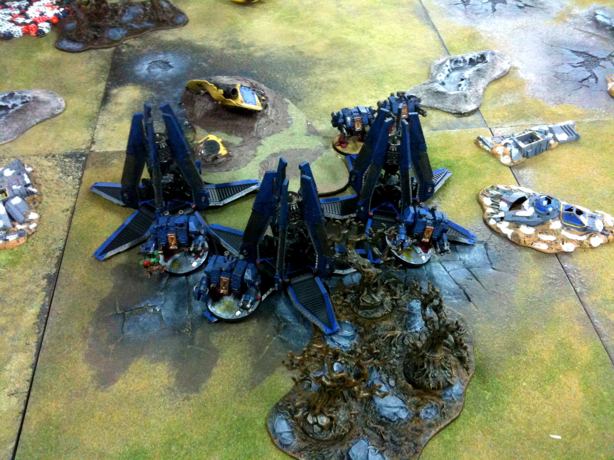 Breakthrough, Dreadnought, Drop Pod, Space Marines, Tyranids, Valley