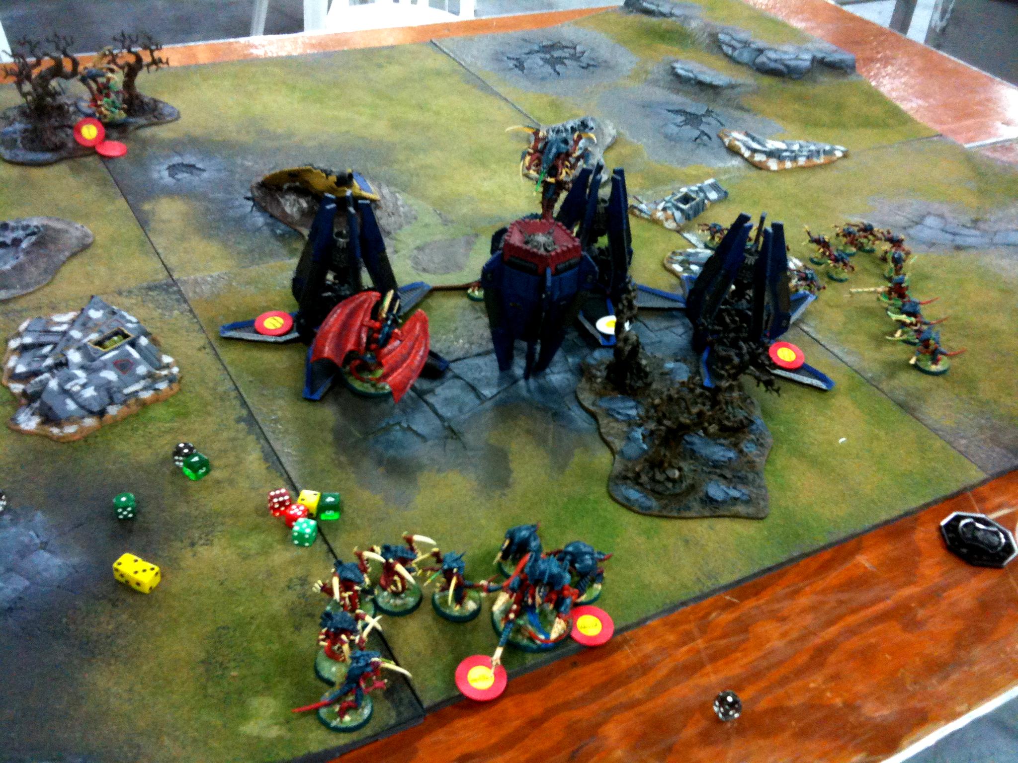 Breakthrough, Dreadnought, Drop Pod, Space Marines, Tyranids, Valley