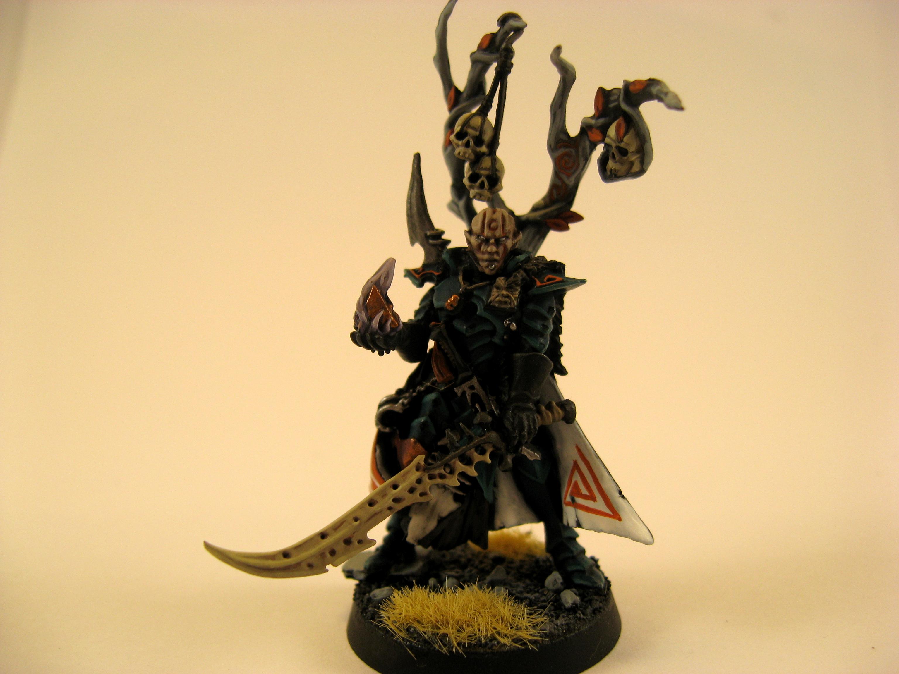 Archon, Corpse Forest, Dark Eldar, Kabalite, Work In Progress