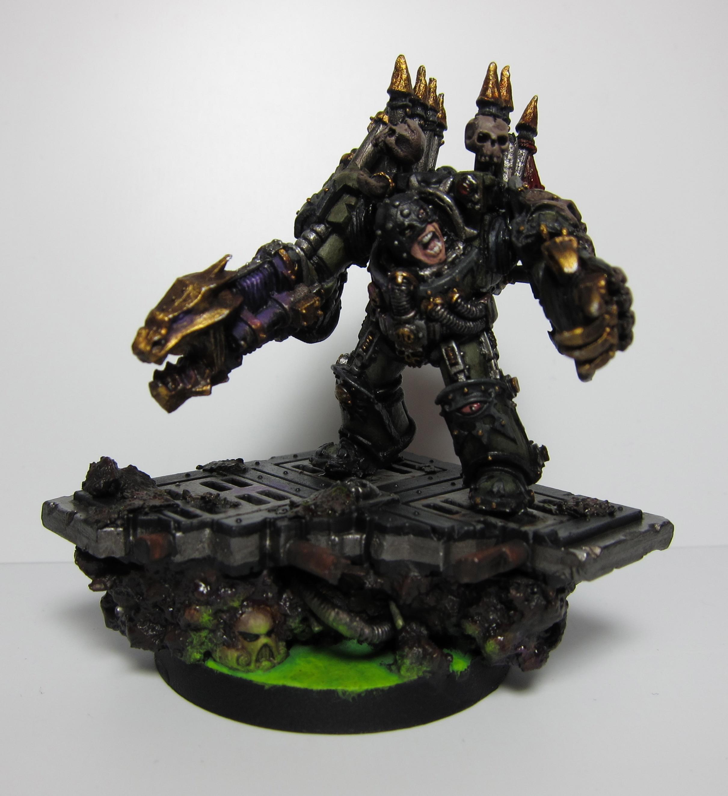 Cawdor, Chaos, Chaos Space Marines, Conversion, Death Guard, Necromunda, Nurgle, Painted, Plasma Cannon, Rust, Skave, Space Marines, Terminator Armor, The Purge, Warhammer 40,000