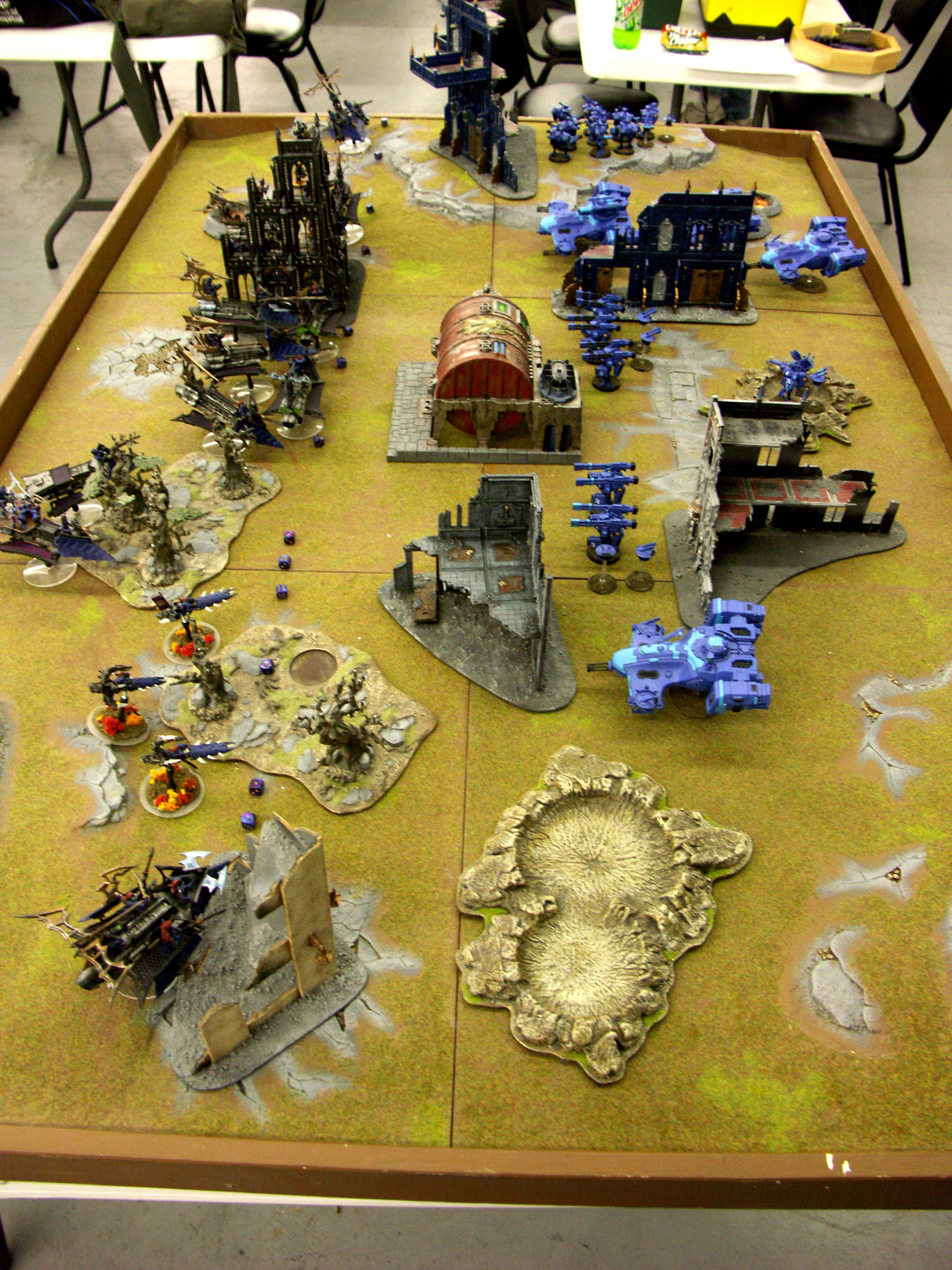 Battle, Battle Report, Dark, Eldar, Report, Tau