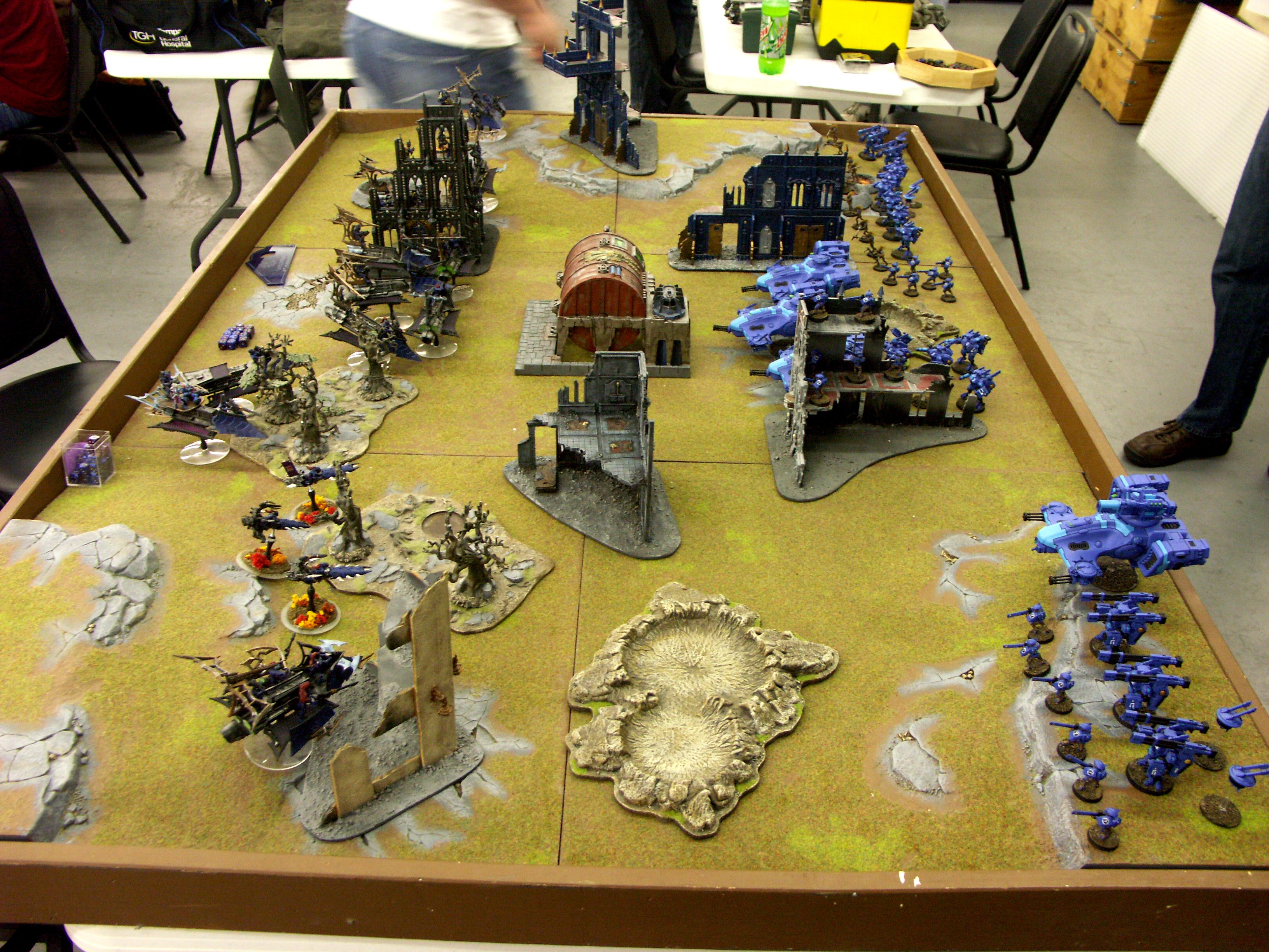 Battle, Battle Report, Dark, Eldar, Report, Tau