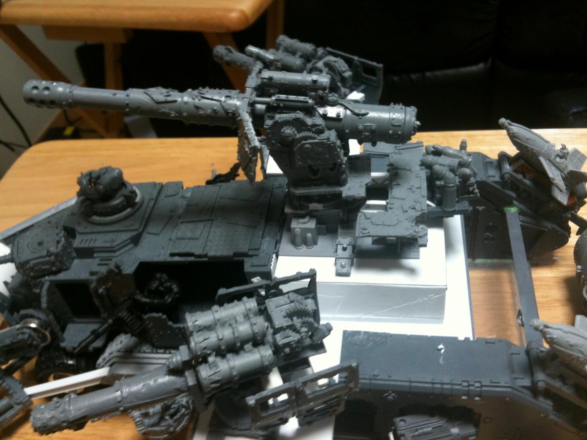 Battle Fortress, Battlewagon, Conversion, Orks, Super-heavy, Work In Progress