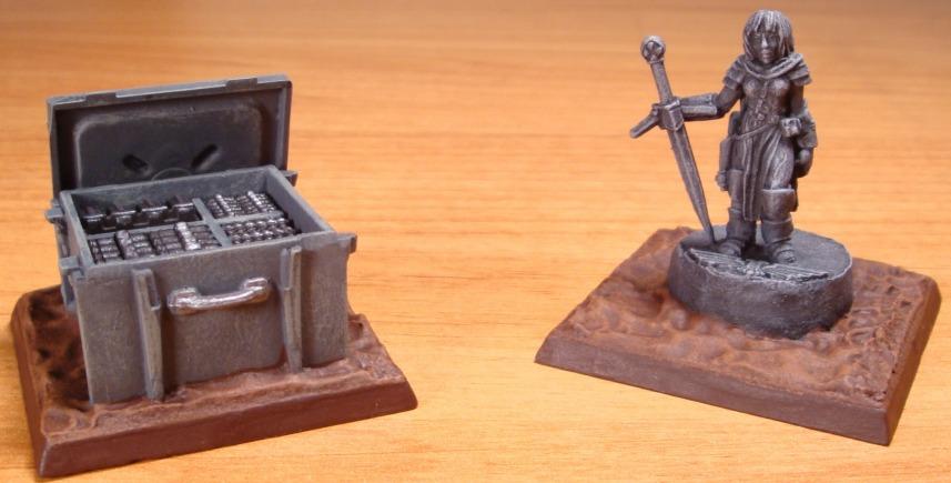 Objective Marker, Statues