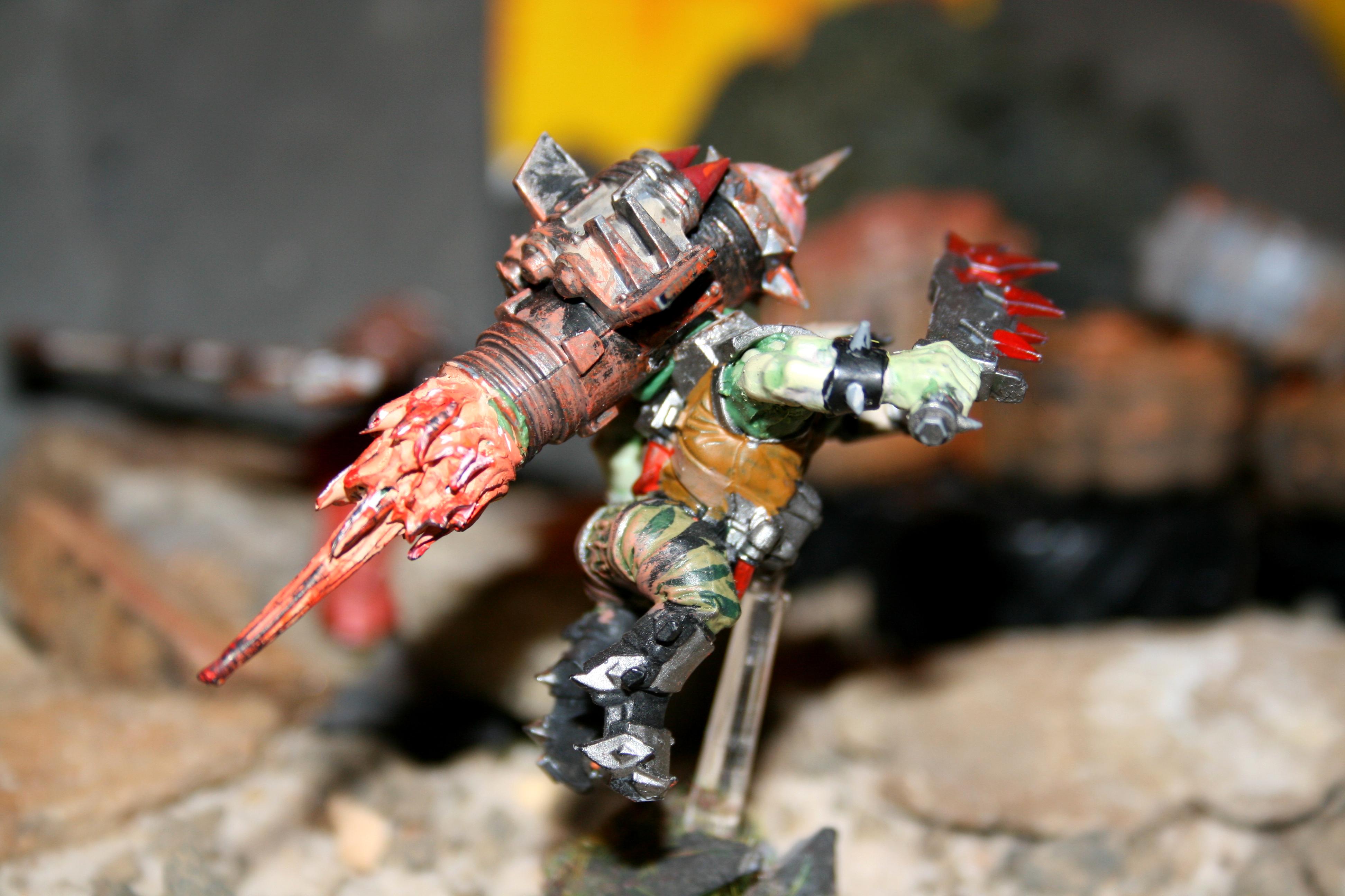 Flying, Greenstuff, Orks, Storm Boy