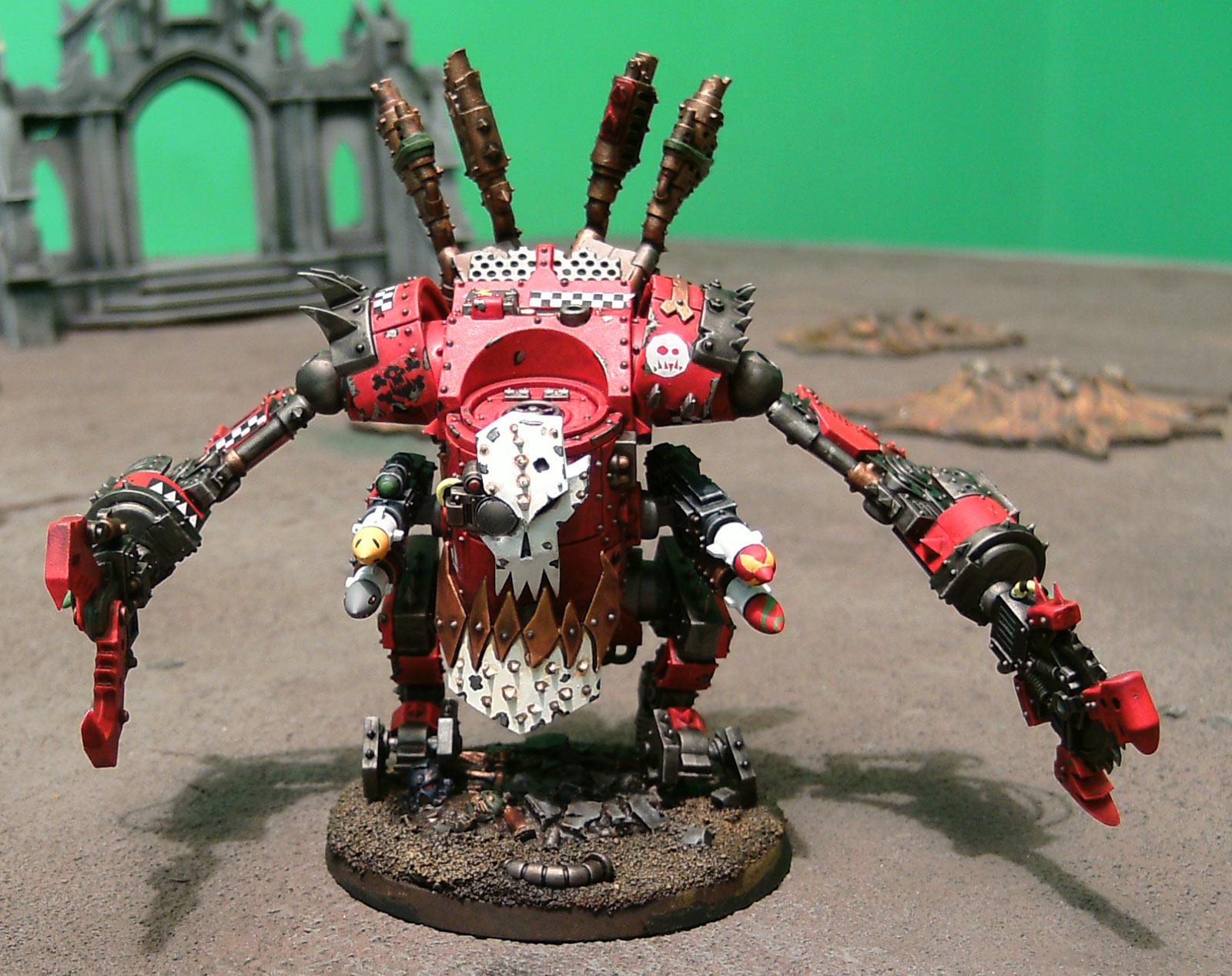 Deff Dread, Evil Suns, Evil Sunz, LED, Orks, Ouze, Walker, Warhammer 40,000